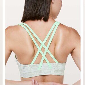 Lululemon Energy Bra Wee Are From Space Nimbus Battleship / Citra Lime | Size 10